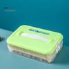 Dumpling Food Storage Box Food Grade BPA Free Large Capacity Multi-Layer Freezer Food Storage Container