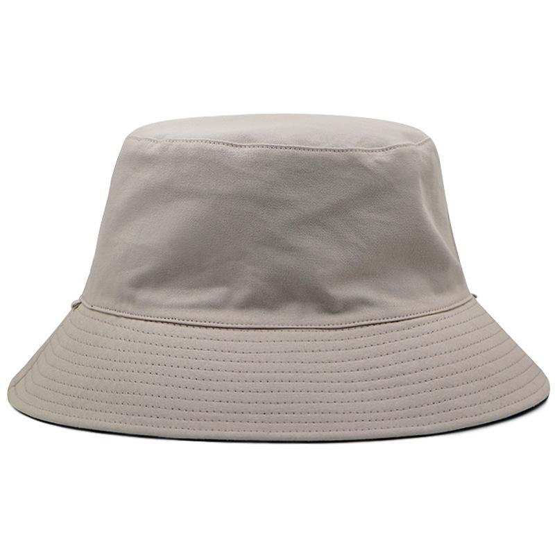 Double-sided Bucket Hat for Male and Female Couples, Black Spring and Summer Big Head Circumference Hat, Summer Sun Protection Hat, Sun Visor Hat