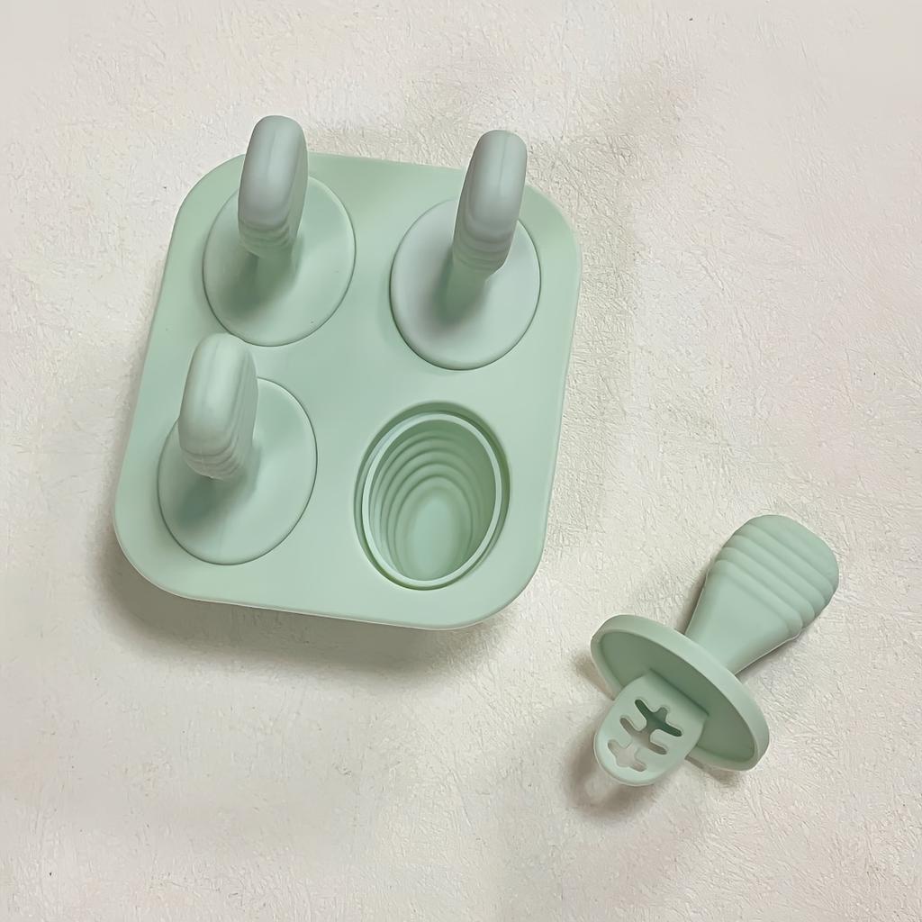 1 упаковка форма для мороженого, контейнер для детского питания, силиконовая форма для льда, форма для эскимо, форма для домашнего мороженого для детей