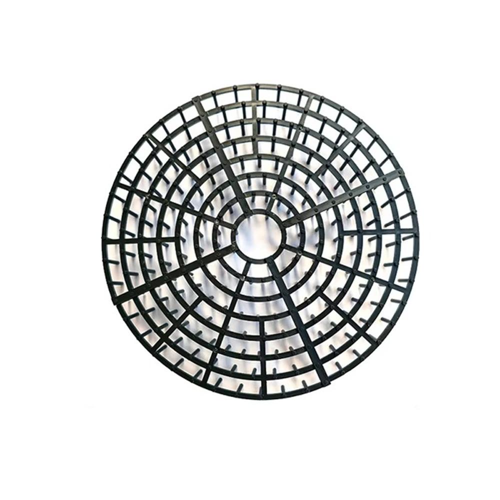 Breathable Mesh Plant Pot Soil Protector Grid Cover Cutting Barbed Cut-Outs Spiked Soil Protection Grid Reversible Use