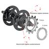 13T/14T/15T/16T/17T/18T фиксированная передача 1 скорость велосипедное колесо зубцы блокировка звездочки для фиксированной втулки велосипеда трек