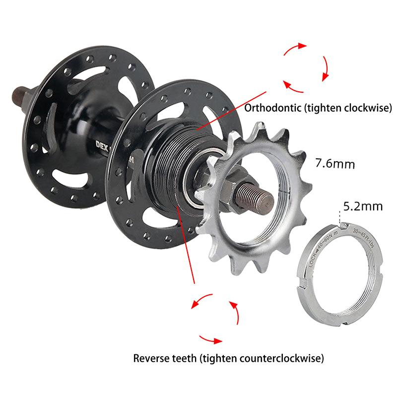13T/14T/15T/16T/17T/18T фиксированная передача 1 скорость велосипедное колесо зубцы блокировка звездочки для фиксированной втулки велосипеда трек
