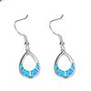 Four Water Droplet Shaped High End Temperament Earrings