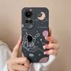 Cases For Oppo Reno 10 Pro 5G Flower Soft Smooth Liquid Silicone Lens Shockproof Back Cover For Oppo Reno10 Pro Coque Bumper