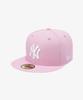 New Era Кепка MLB New York Yankees Базовая Приталенная Цвет: Помадный Розовый 15131698