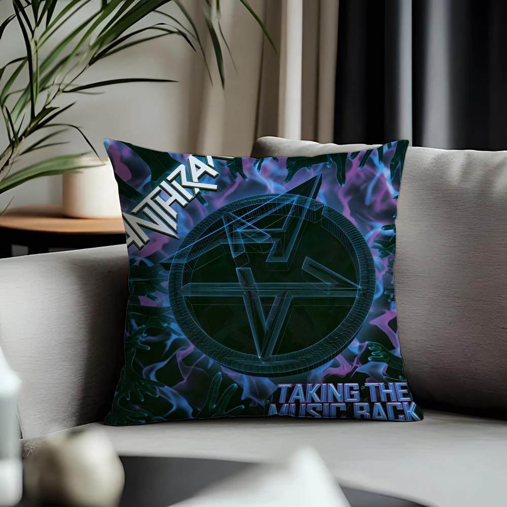Fashion Aanthraxiou Cushion Cover Antidustmite Pillowcase Invisible Zipper Silky Short Plush Sofa Cushion Cover