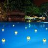 Solar Powered Floating Pool Lamp Three-Mode Outdoor Night Lights  Swimming Pool