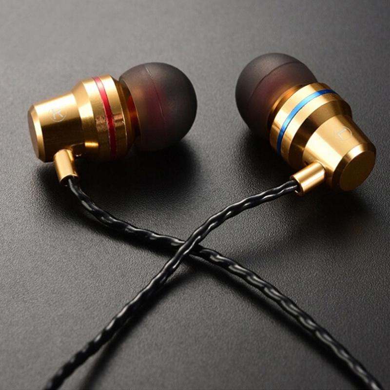 Проводные наушники-вкладыши с шумоподавлением, стереонаушники, звук с сильными басами, спортивная гарнитура