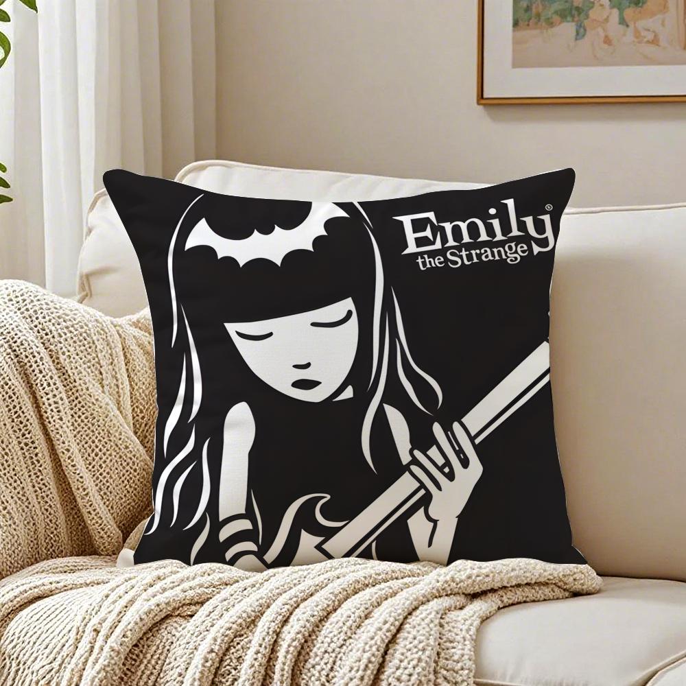 Comics Quirky EEmily The SStrange Cushion Cover Pillowcase Antidustmite living Room Sofa Decor Cushion Room