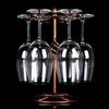 6 Hooks Wine Glass Holder Metal Cup Rack Retro Stemware Rack  Restaurant