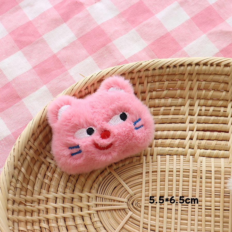 Мультяшная плюшевая брошь в виде котенка - забавные аксессуары для сумок, обуви и шляп в виде котенка