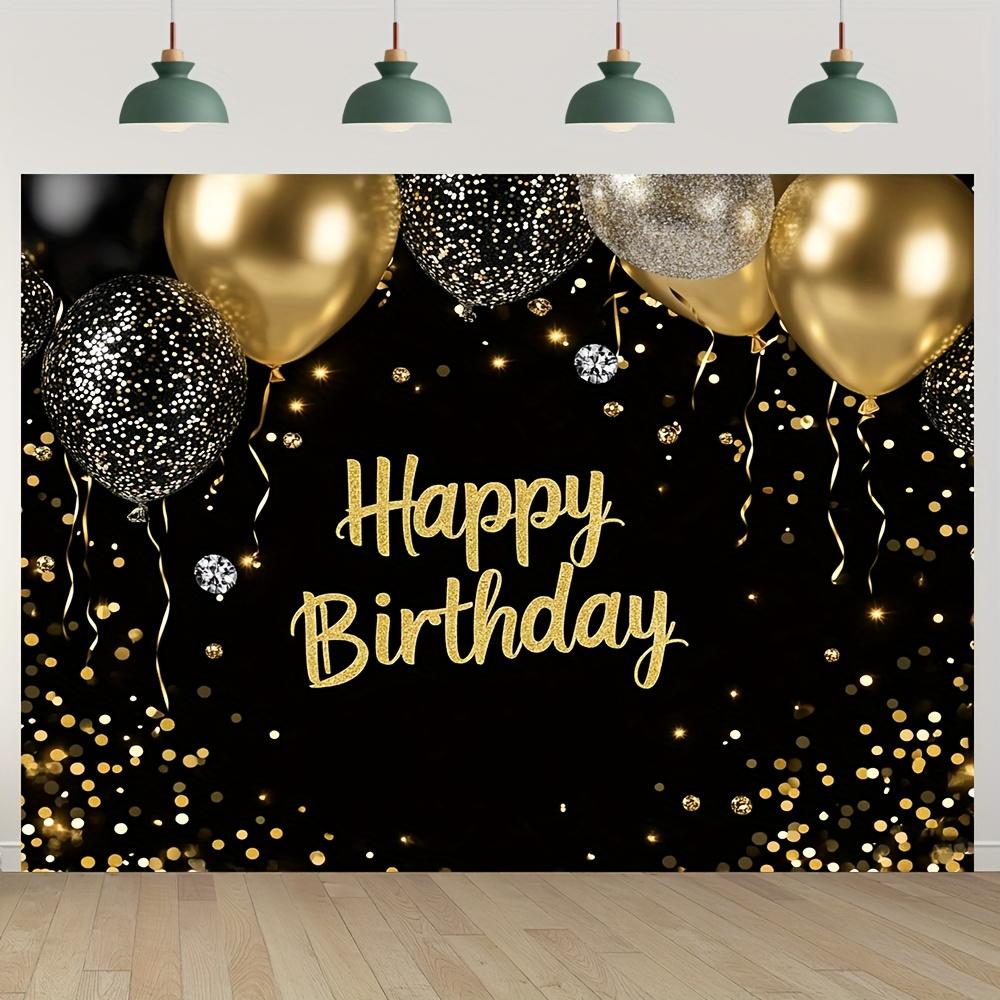 Birthday celebration decorations, suitable for birthday party decorations and photo studio background banners