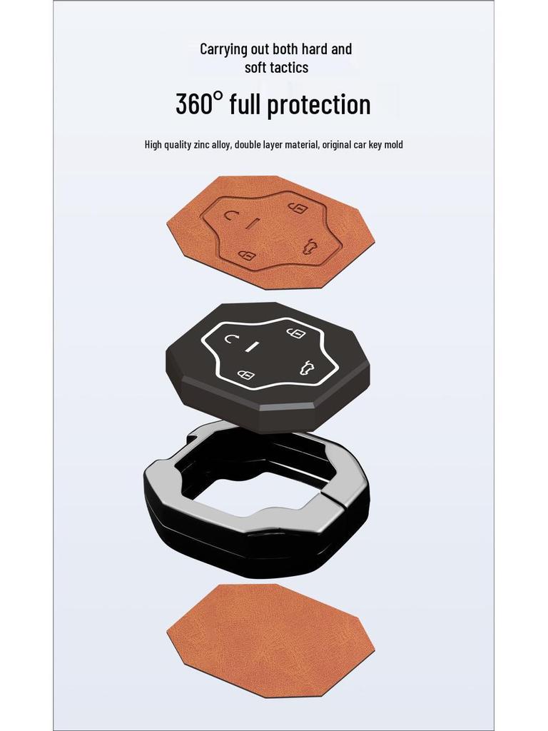2024 Металлический чехол для ключа Jetour Traveler для Shan Hai T2/Dasheng
