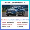 Для Kia Niro DE Hybrid 2017~2024 Окна Козырек Боковые Солнцезащитные Боковые Дождевые Козырьки Дефлекторы Дымозащитные Чехлы Навесы Аксессуары
