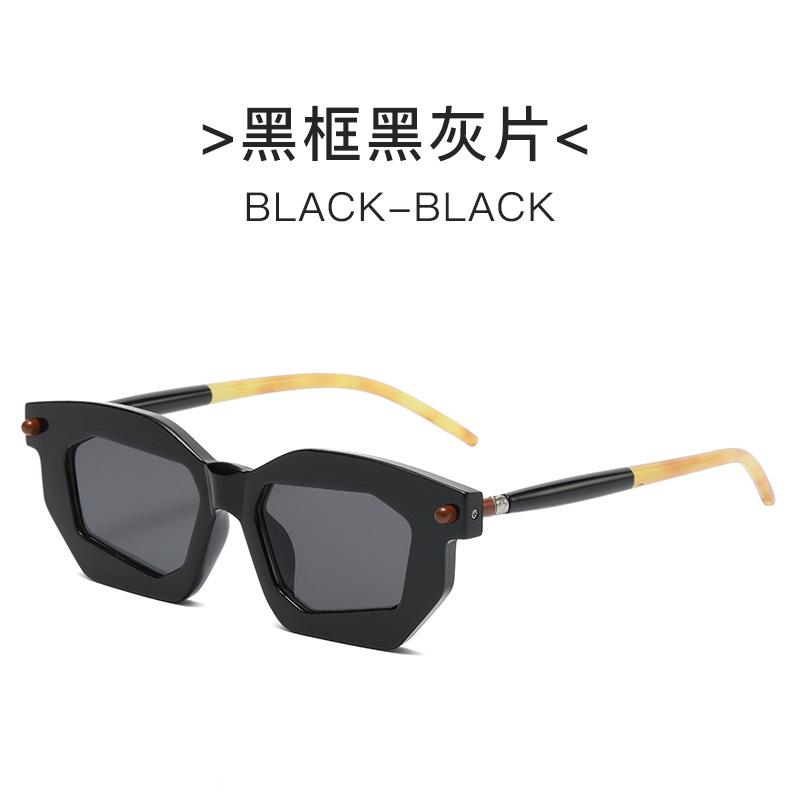 Dropshipping New Fashion Men Women Unique Design Shaped Sunglasses Personalized Street Photography Retro Sun Glasses