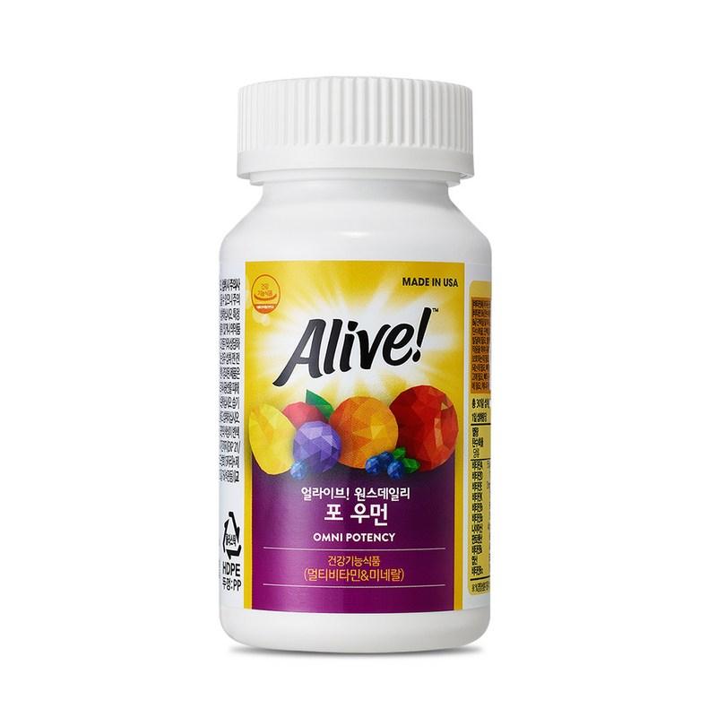 Alive Мультивитамины для женщин, 1 раз в день, 80 таблеток, 2 упаковки