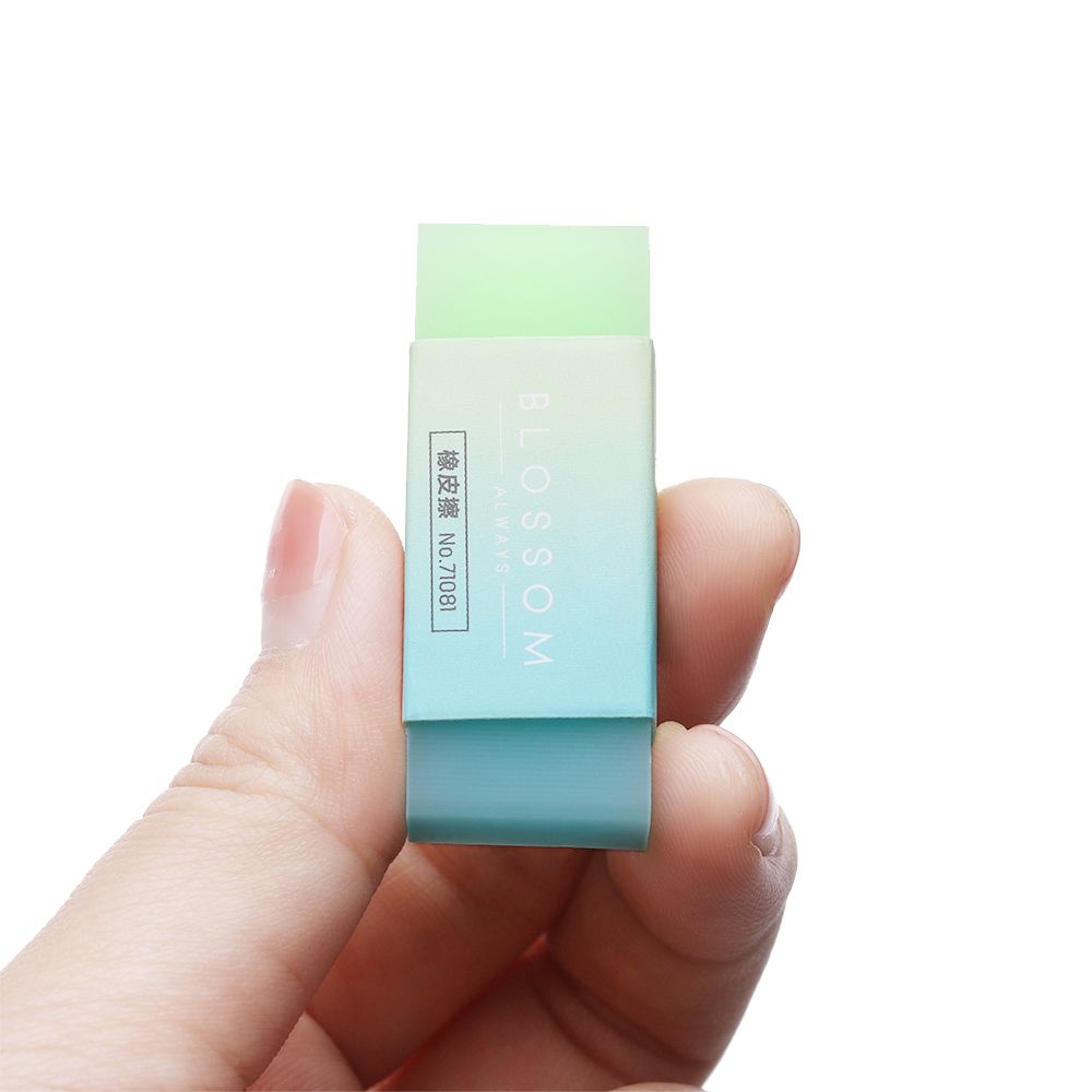 Stationery Durable Professional Soft Rubber Erasers Cube Pencil Eraser Jelly Colored