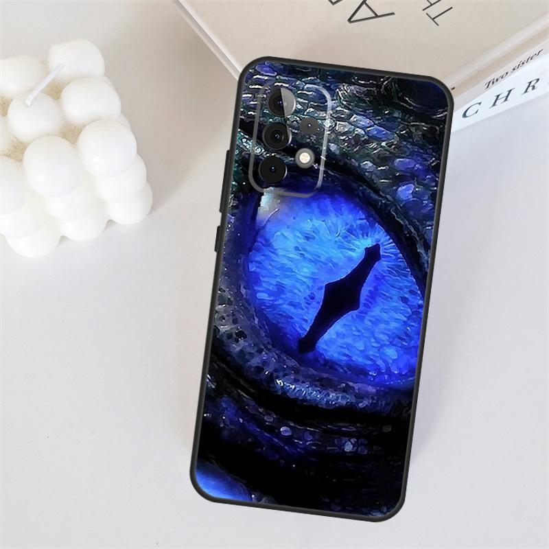 Готический чехол 'Глаз Дракона' для Samsung Galaxy A55 A35 A15 A36 A56 A26 A16 A22 A32 A52 A54 A34 A53 A33 A13 A06 A05