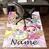 Custom DoReMi Mat Personalized Name, Polyester Washable Indoor Entryway Rug, Gift for Christmas, Easter, Thanksgiving Day