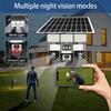 Солнечный фонарь и камера 2-в-1 – 3 экрана, 16000 мАч, Беспроводная WiFi IP-камера видеонаблюдения, Ночное видение, Наружное наблюдение