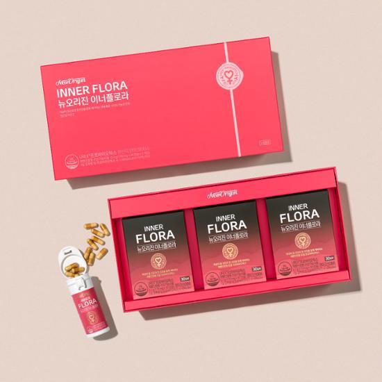 Тройной подарочный набор New Origin Innerflora, 30 капсул *3 коробки (90-дневная поставка)