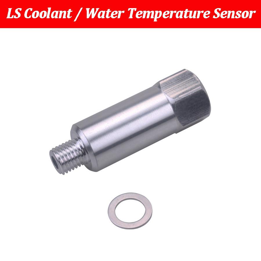 NEW Extended Length Adapter Coolant/Water Temperature Sensor Sending Unit Adapter For GM LS Series Engines