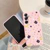 Мягкий силиконовый розовый чехол с рисунком для девочек для Samsung A55 M35 M34 S24 Xiaomi Redmi Note 13 Pro 13C Poco C65 iPhone 15, защитный противоударный чехол для камеры