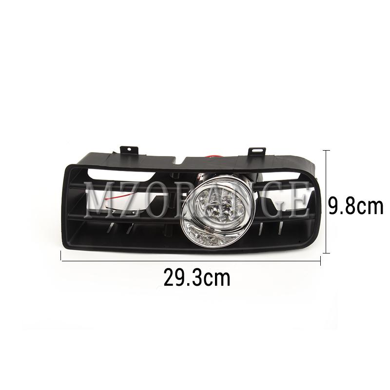 Светодиодные противотуманные фары для VW Golf 4 MK4 GTi TDI 1997-2006 Фара Дневные ходовые огни Противотуманная фара Гоночная решетка КРЫШКА Аксессуары для автомобиля 1 пара