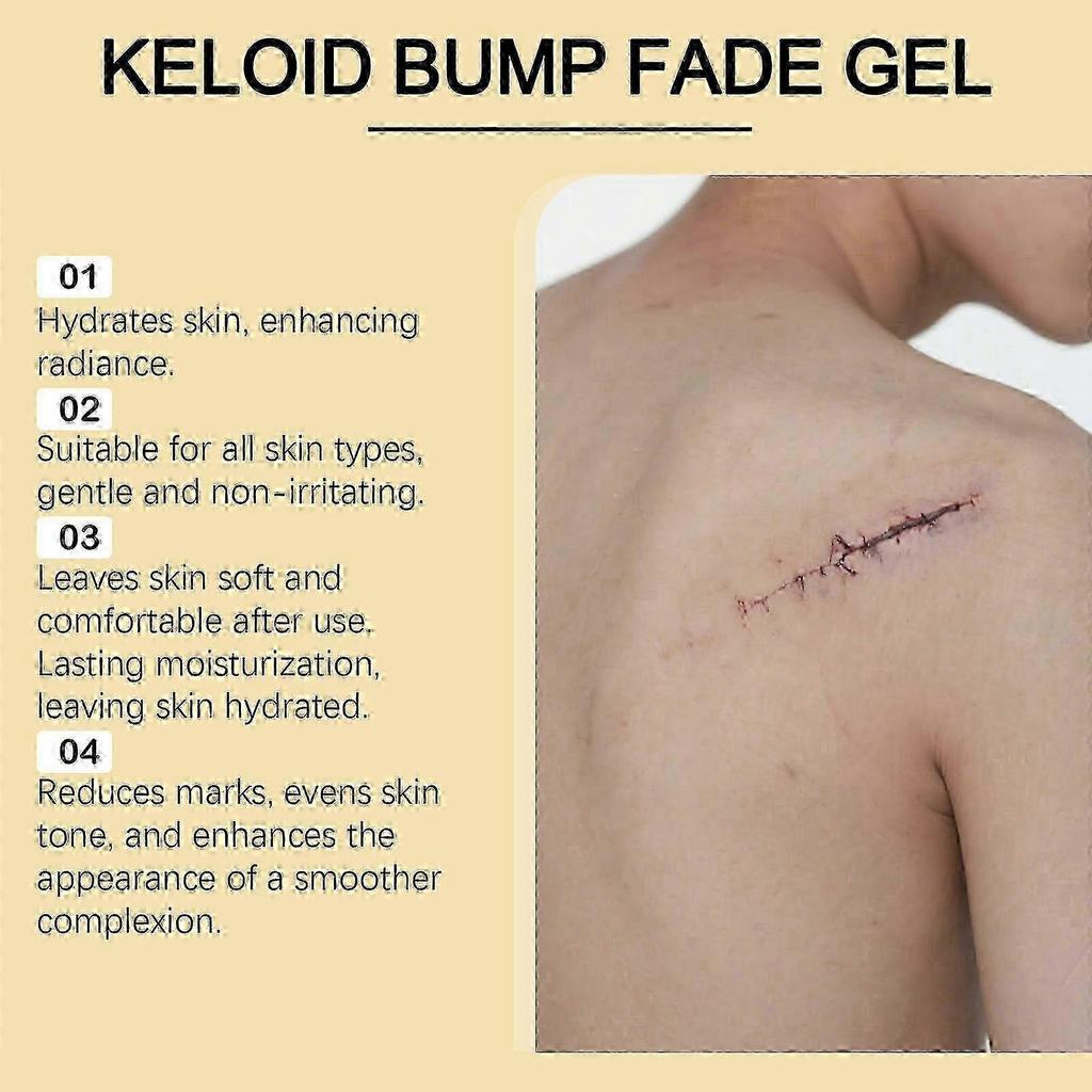 1-5PCS Keloid Bumps Removal Gel, Advanced Scar Gel for Face & Body, Scar Gel for All Scars & Keloids