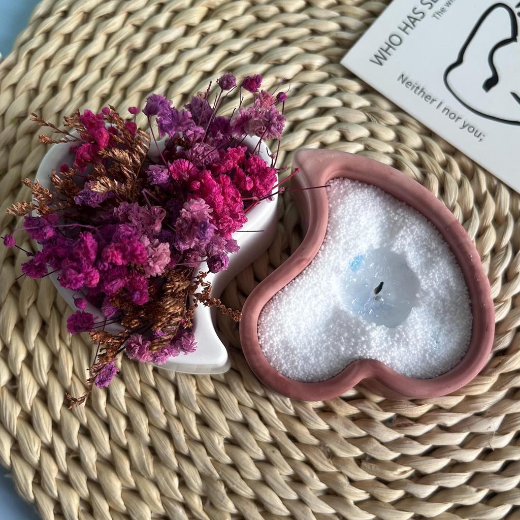 Форма силиконовая для свечи 'Любовь' День святого Валентина украшение свеча гипс капли