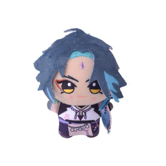 10cm Pluszowa Zawieszka Laleczka Urocza W Pełni Wypełniona Nieodkształcalna Plusz Genshin Impact Zhongli Xiao Tartaglia Brelok dla Dzieci