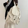 Nylon Travel Backpack Lightweight Student Schoolbag Fashion Drawstring Backpack  Outdoor