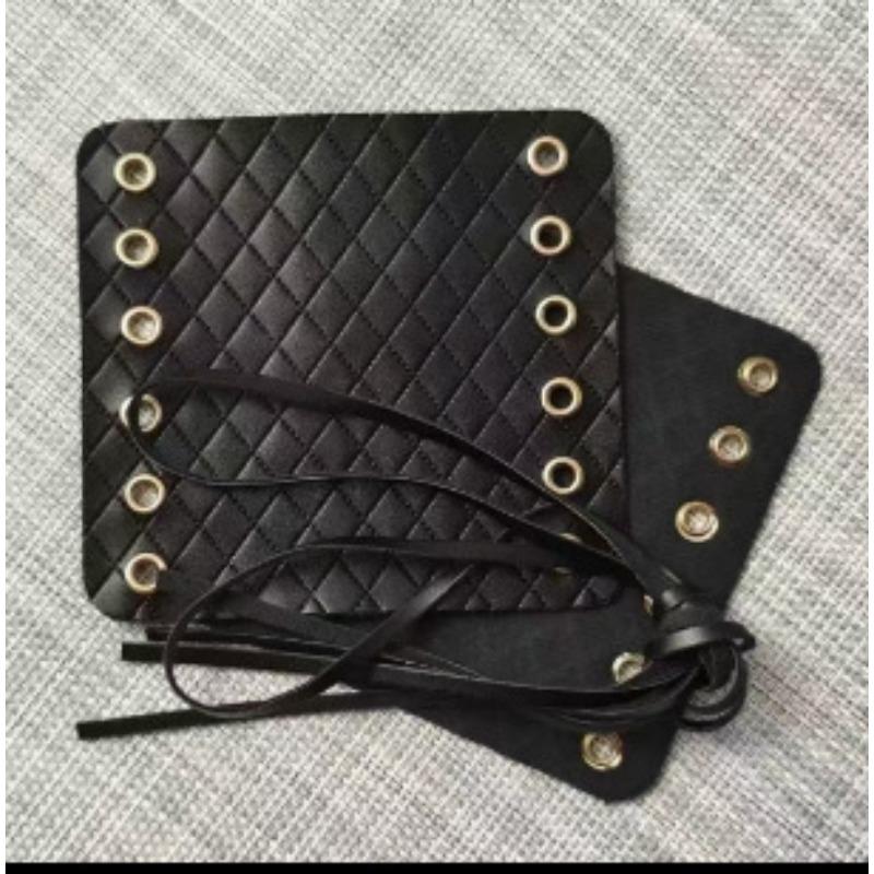 Leather Handlebar Grips - Adjustable Universal Fit for Bicycle Motorcycle E-Bike, Hand-Stitched Retro Design with Comfort Grip