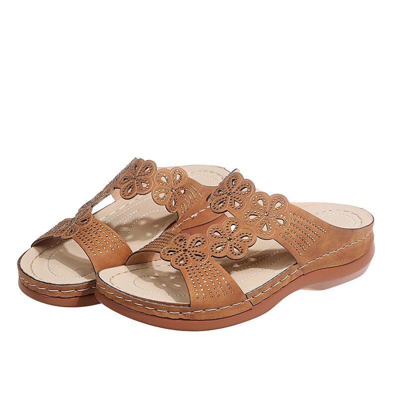 Женские тапочки Внешняя торговля Большой размер 43 Шлепанцы Женские 2024 Новые Стразы Повседневные Тапочки на танкетке