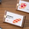 Multifunctional Card Display Stand Wooden Table Name Card Stand Portable Label Holder  Retail Shop