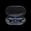 Bluetooth-наушники F8 TWS с зарядным кейсом, конструкция с ушным крючком, цифровой дисплей, стереозвук для спорта