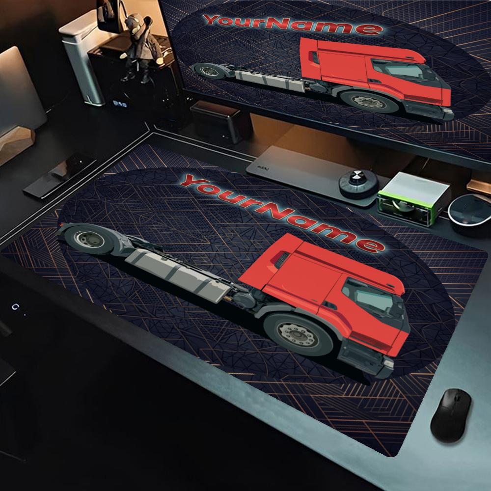 Renault Trucks Customize Your Name Mouse Pad Keyboard Pad Desktop Mouse Pad Nonslip Rubber Base Perfect For Office Laptop Gaming Setup