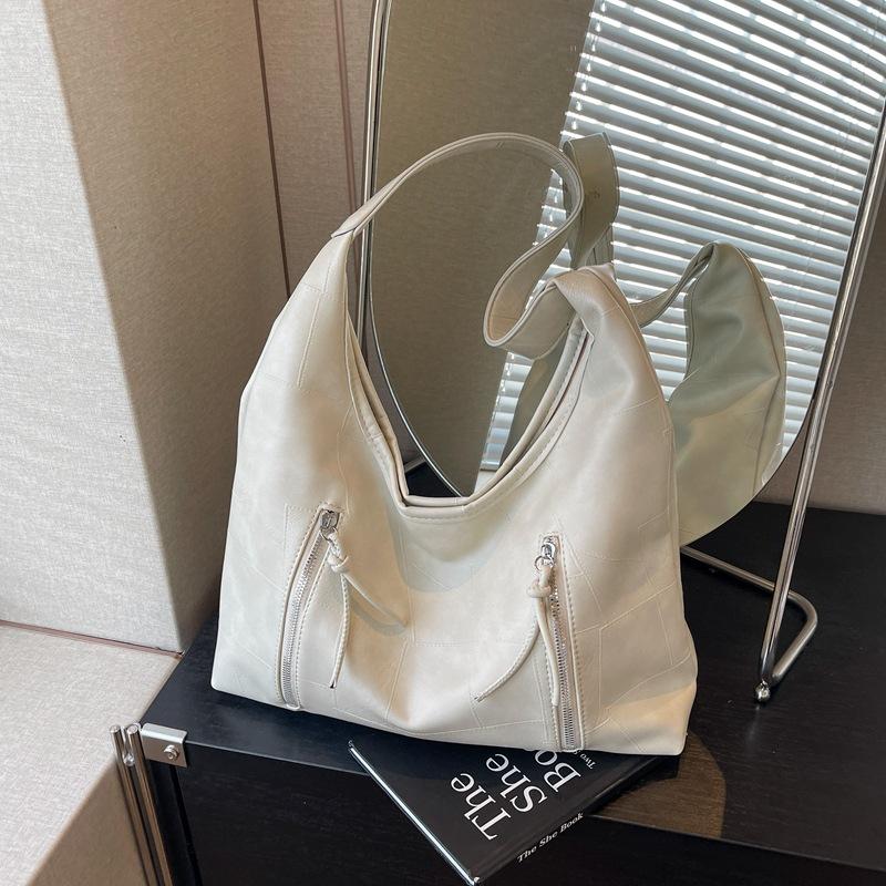 Большая вместительная сумка женская осенне-зимняя универсальная 2024 новая ретро сумка через плечо для матери и ребенка сумка-тоут для поездок на работу