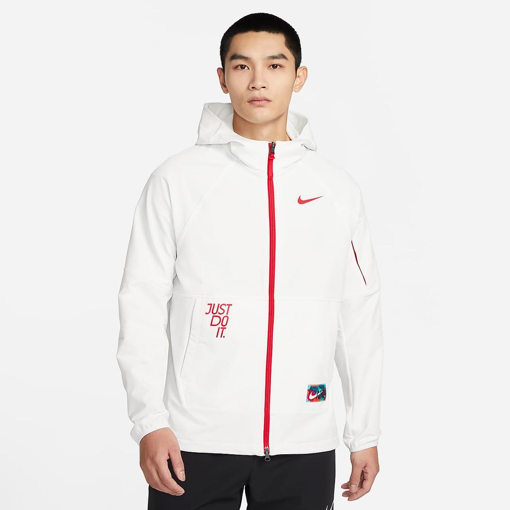 Nike CNY Collection Jackets Men's White Hooded Moderate Other