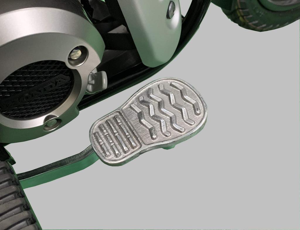 Детали мотоцикла Kijima, тормозная педаль, накладка на подошву, отделка алюминиевой бочкой HONDA CT125('20-) 213-1451