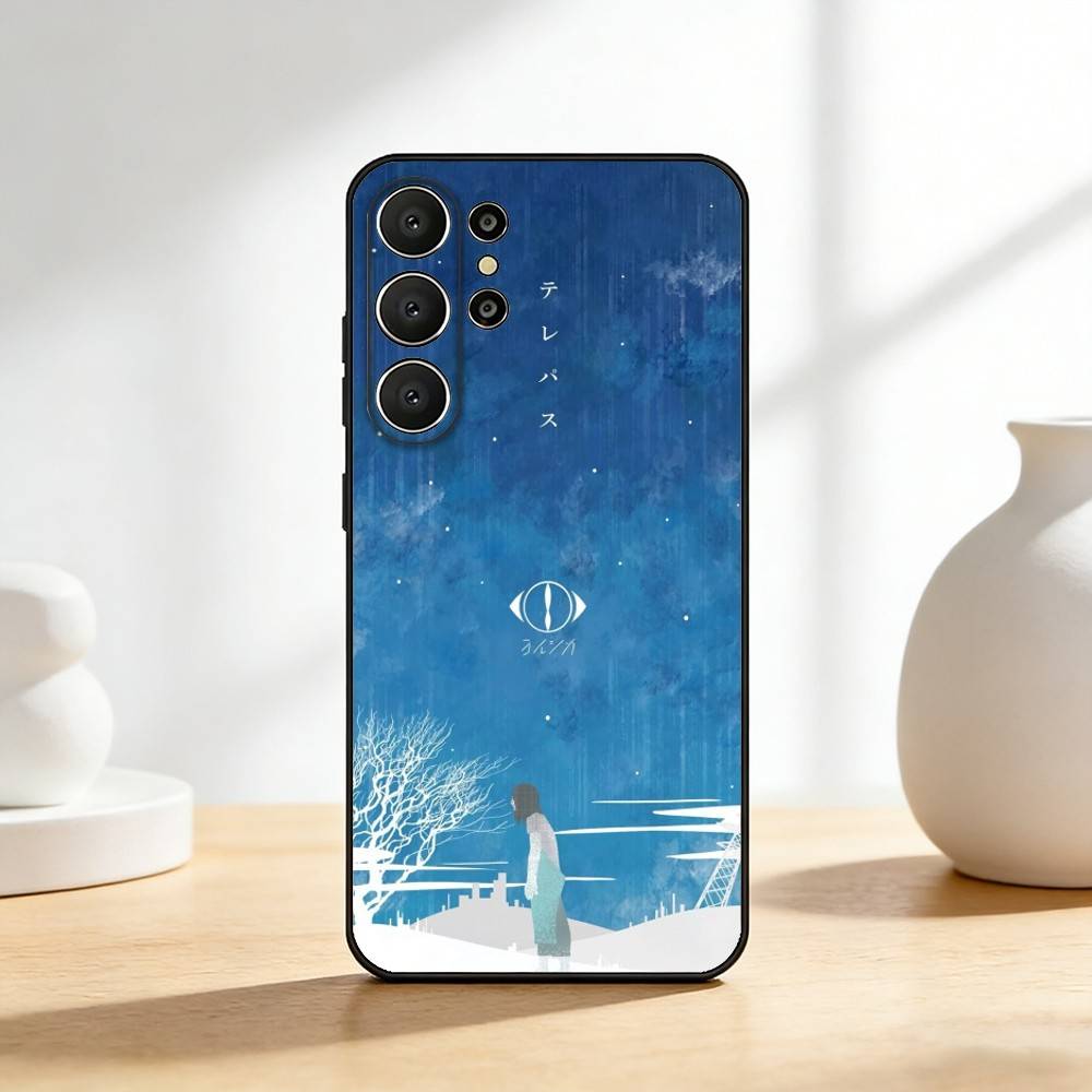 M-MUSIC Yorushika-a S-sart-t Чехол для телефона Для Samsung S26,S25,S24,S21,S22,S23,S30,Ultra,S20,FE,Lite,10,9,Черный Чехол