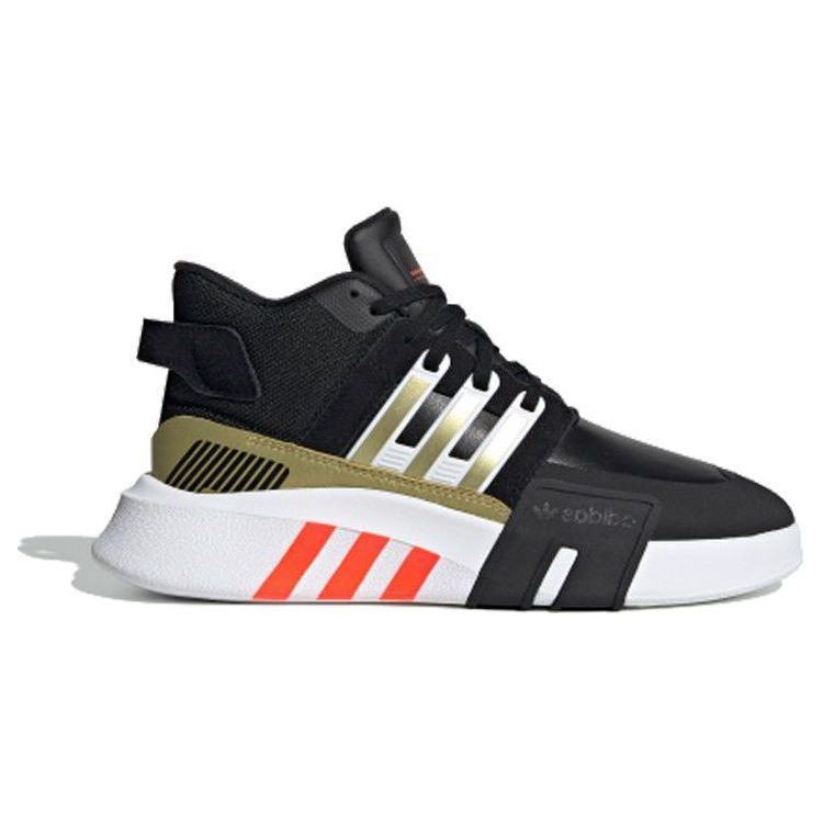 Adidas Originals Eqt Bask Adv V2 Comfortable Versatile Non-Slip Wear-Resistant Shock Absorbing Mid-Top Lifestyle Casual Shoes Women Sneaker FW5348