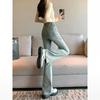 Women's Light Color High-Waisted Slimming Stretch Micro-Flare Jeans - Versatile Spring Extra-Long Fit