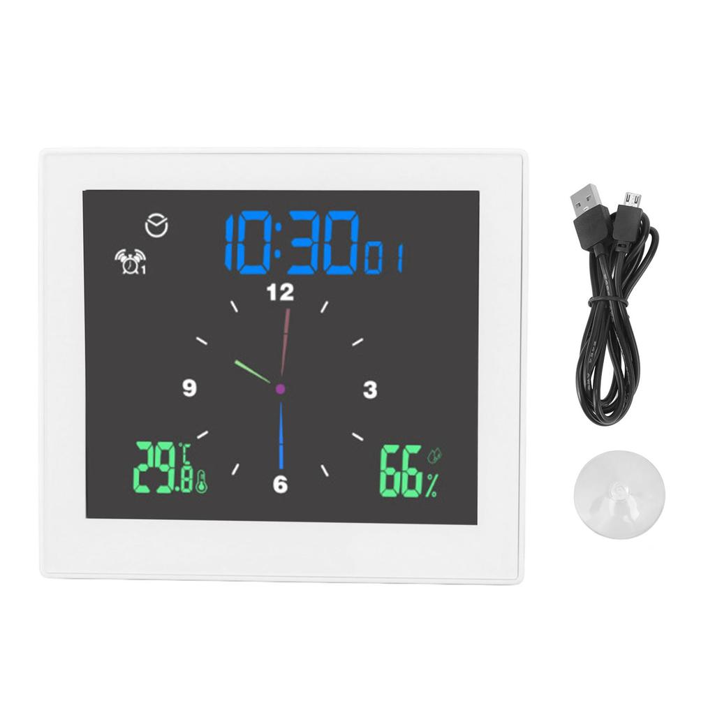 5inch Digital Hygrometer Indoor Thermometer with Backlight Accuracy Calibration IP65 Waterproof
