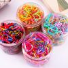 500pcs disposable thickened elastic bands for children's small hair accessories; elastic bands that are strong and never break