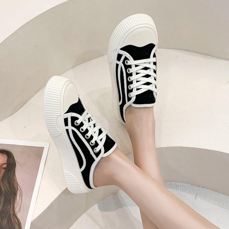 Модные женские туфли-мюли на платформе для женщин 2024 Дизайнерская мода Элегантные шлепанцы Удобная обувь на каблуке с сандалиями