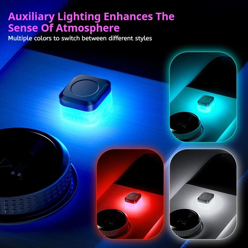 Новый мини универсальный USB автомобильный интерьерный окружающий свет светодиодный сигнальный свет автомобильный свет для чтения украшения автомобильные интерьерные аксессуары свет