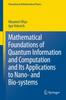 The Mathematical Foundations of Quantum Information and Computation and Its Applications To Nano- and Bio-systems Book