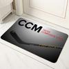 CCM Ретро Логотип Хоккея на Льду Нескользящий Микрофибровый Коврик для Двери Прочный Моющийся Напольный Коврик для Прихожей Ванной Гостиной Кухни Всесезонный