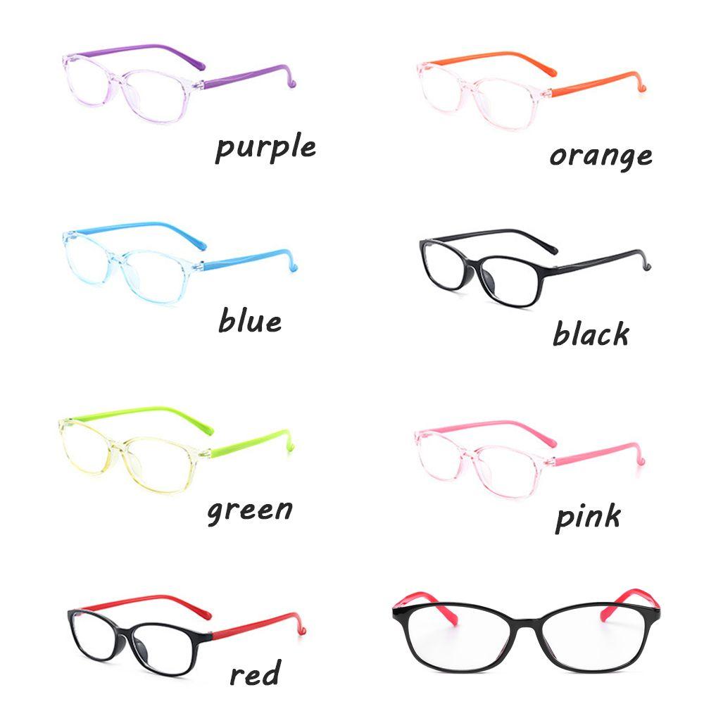 Прозрачные линзы, антирадиационные, для мальчиков и девочек, анти-синий свет, квадратные компьютерные очки, детские очки, защитные очки